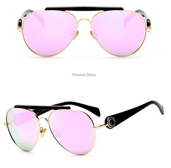 Modernas sieviešu apaļas saulesbrilles