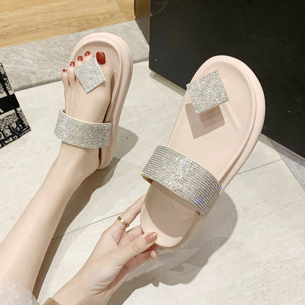 Novi model modernih ženskih papuča sa kamenčićima