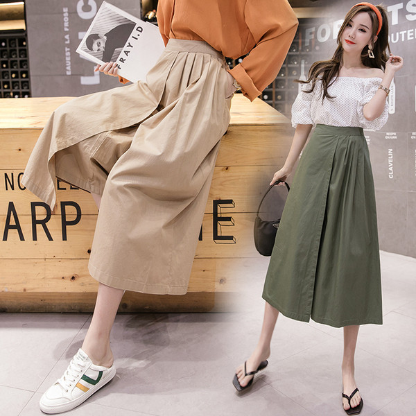 Platas sieviešu bikses ar elastīgu jostasvietu