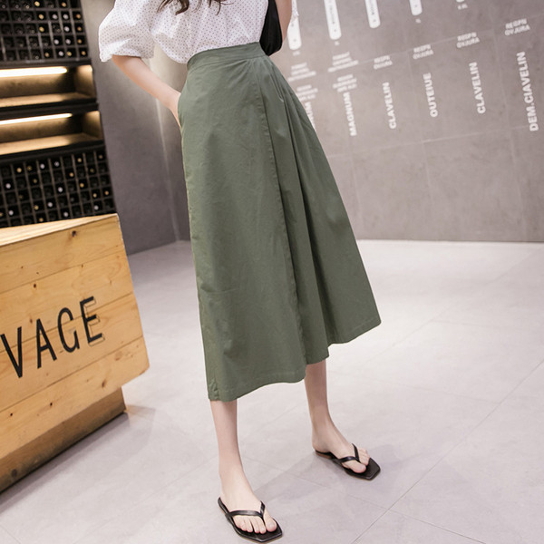 Platas sieviešu bikses ar elastīgu jostasvietu