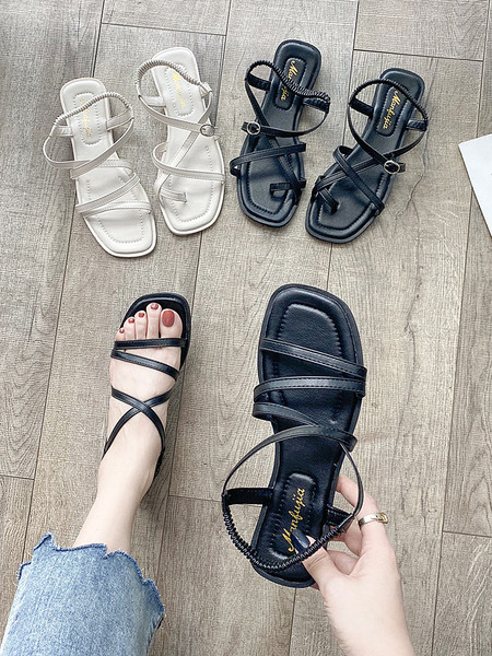Ležerne ženske sandale sa tankim remenčićima u dva modela