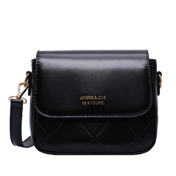 Stílusos női táska eko bőrből, négyzet alakú