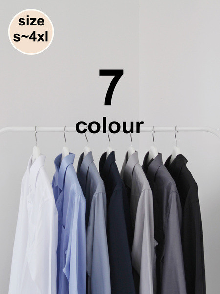 Stilīgs vīriešu krekls ar klasisku apkakli, garām piedurknēm un kabatu