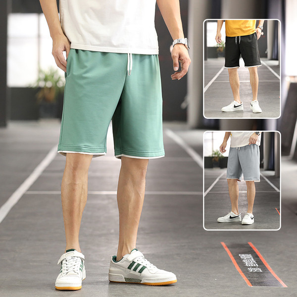 Férfi rövidnadrág elasztikus derékkal, 5XL méretig