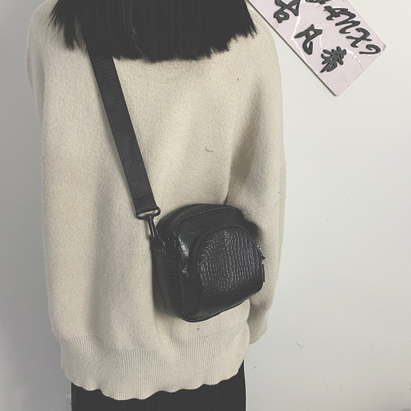 Bőr női mindennapi válltáska