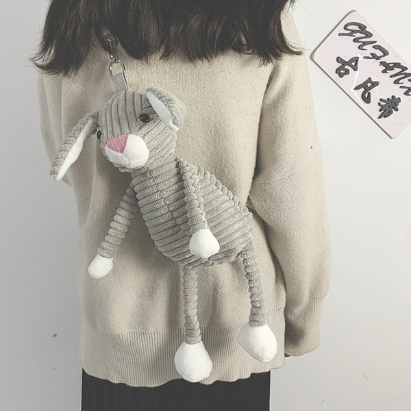 Nyúl alakú női mindennapi táska