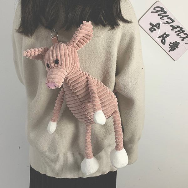 Nyúl alakú női mindennapi táska