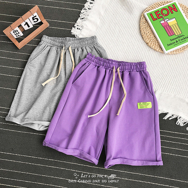 Sporta šorti ar elastīgu jostasvietu un izmēriem līdz 3XL