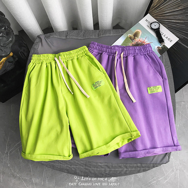 Sporta šorti ar elastīgu jostasvietu un izmēriem līdz 3XL