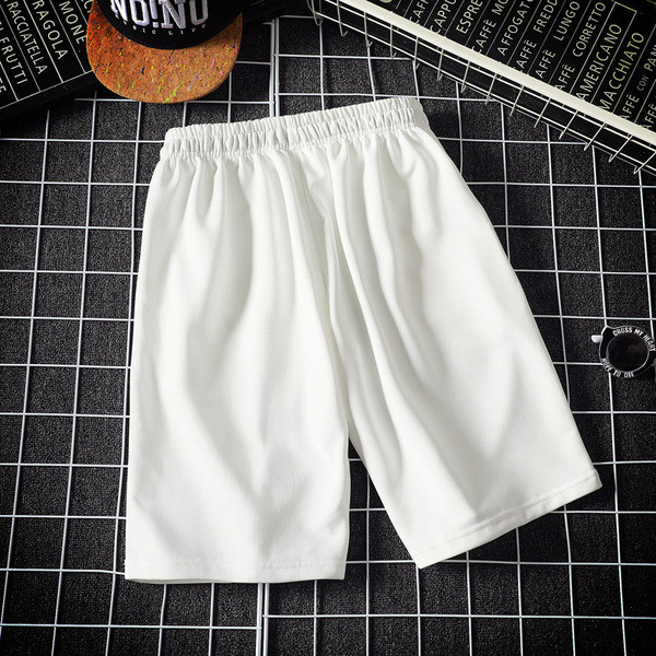 Férfi rövidnadrág rátéttel és elasztikus derékkal