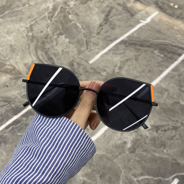 Női stílusos női kerek szemüveg