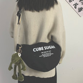 Sieviešu ikdienas auduma soma ar uzrakstiem