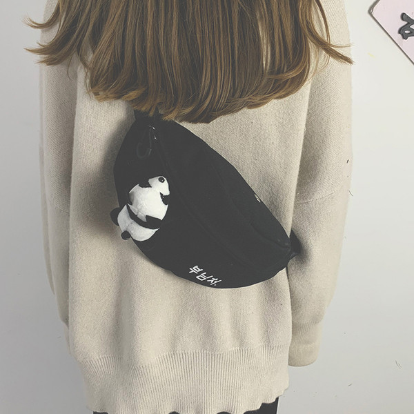 Hétköznapi női szövettáska, amely megfelel a deréknak