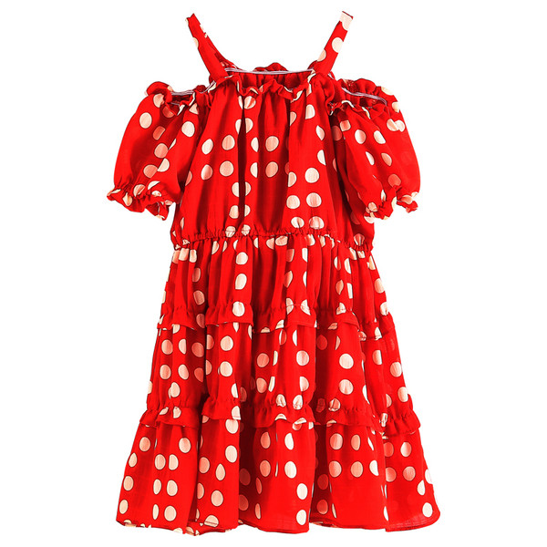 Gyerekruha ejtett ujjakkal és pántokkal