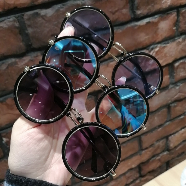 Aktuális gyerek kerek napszemüveg lányoknak