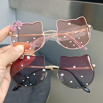 Детски модерни слънчеви очила за момичета с 3D елемент