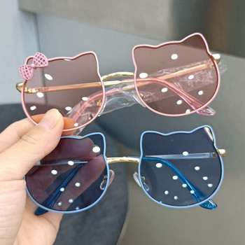 Παιδικά μοντέρνα γυαλιά ηλίου για κορίτσια με τρισδιάστατο στοιχείο