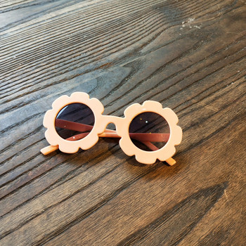Детски модерни кръгли слънчеви очила за момичета