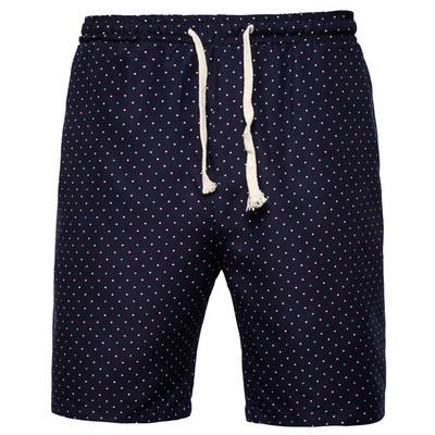 Pöttyös férfi rövidnadrág elasztikus derékkal