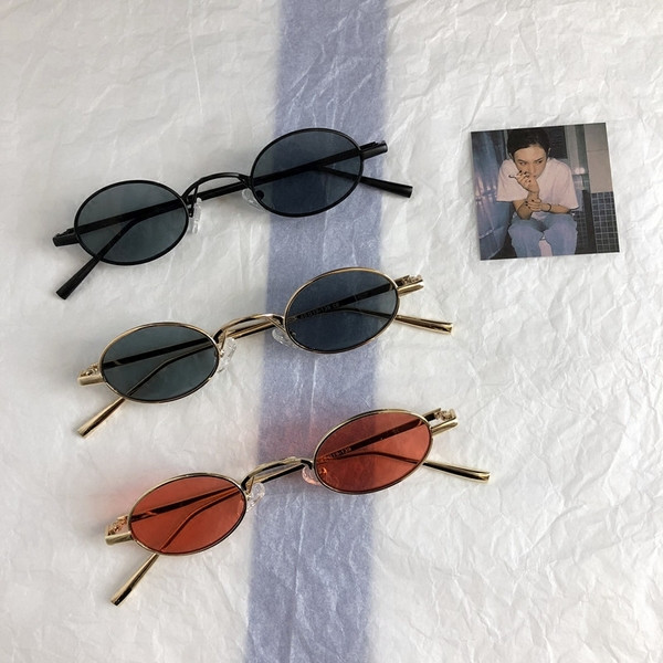 Stílusos retro női kerek napszemüveg