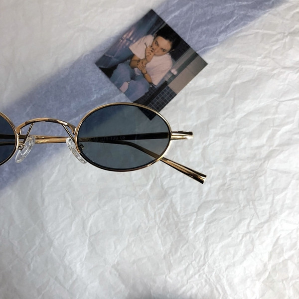 Stílusos retro női kerek napszemüveg