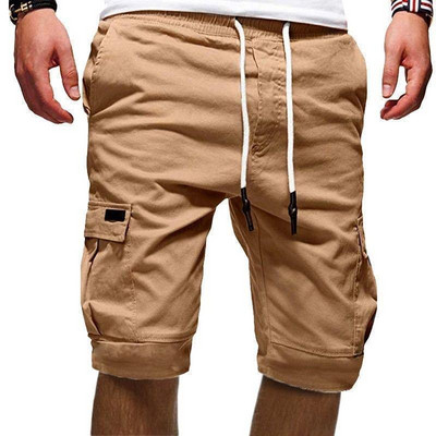 Модерни къси мъжки панталони със странични джобове