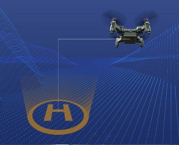 Мини дрон за въздушна фотография с максимална височина на полет 120 метра 