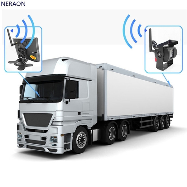 Széles képernyős, 7 hüvelykes monitor vezeték nélküli tolatókamerával