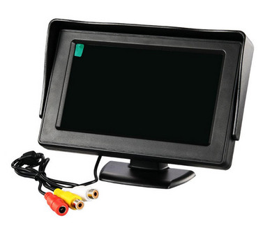 4,3-tolline HD öö- ja tagantvaatega autoekraan