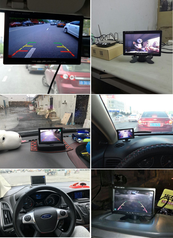 4,3-tolline HD öö- ja tagantvaatega autoekraan