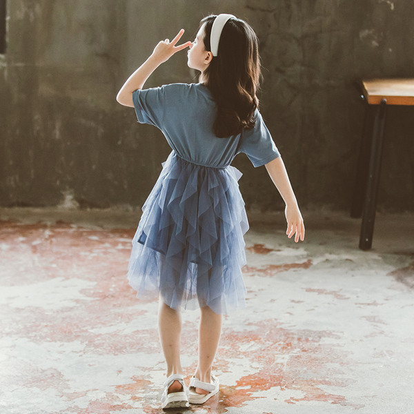 Modern gyerekruha tüll és mintával