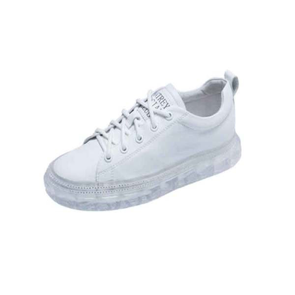 Modernas sieviešu kedas ar plakanu zoli no eko ādas