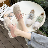 Sieviešu pavasara kurpes ar šņorēm un sietu