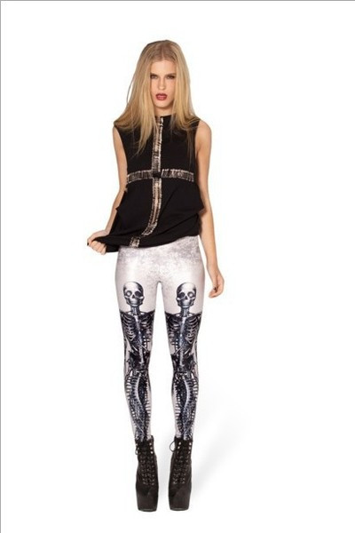 Sieviešu legingi ar zīmogu - skelets