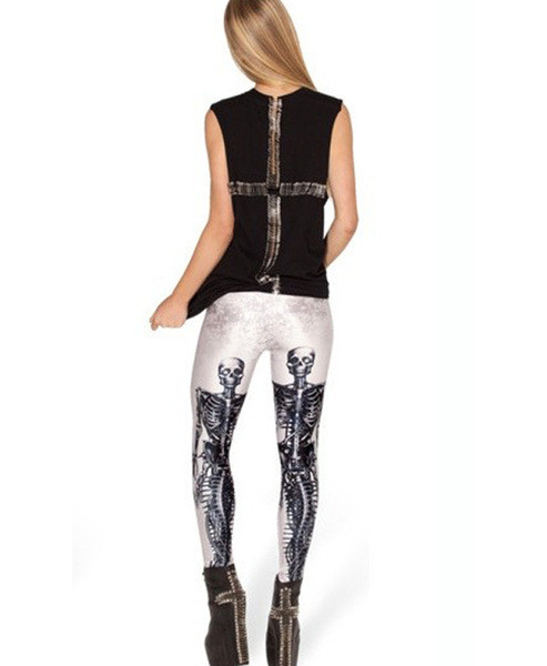 Sieviešu legingi ar zīmogu - skelets