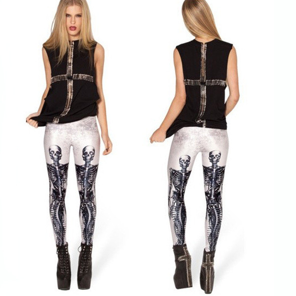 Sieviešu legingi ar zīmogu - skelets
