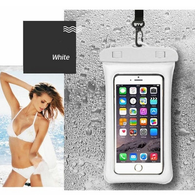 Ūdensnecaurlaidīgs un putekļu necaurlaidīgs mobilā telefona maciņš, kas piemērots zemūdens fotogrāfijām peldot un nirstot