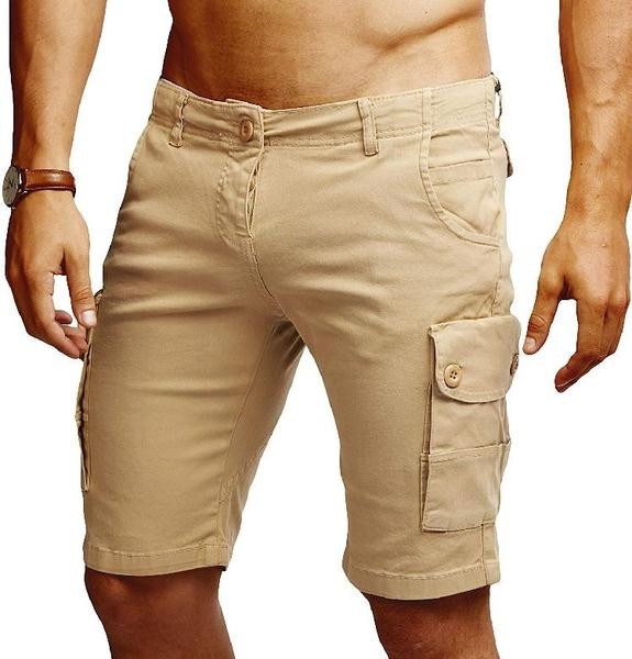Мъжки актуални къси панталони с джобове
