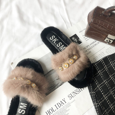 Modernas sieviešu čības ar dūnu un metāla elementiem