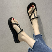 Ikdienas sieviešu čības pār purngalu ar augstu zoli