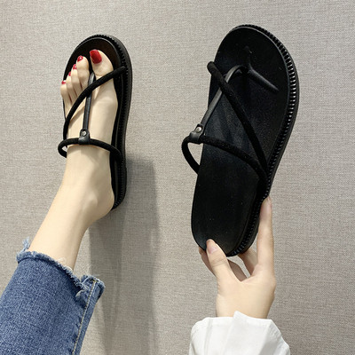 Ikdienas sieviešu čības pār purngalu ar augstu zoli