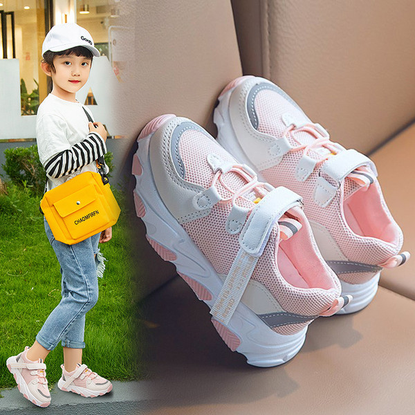 Elpojošas bērnu kedas ar uzlīmēm meitenēm