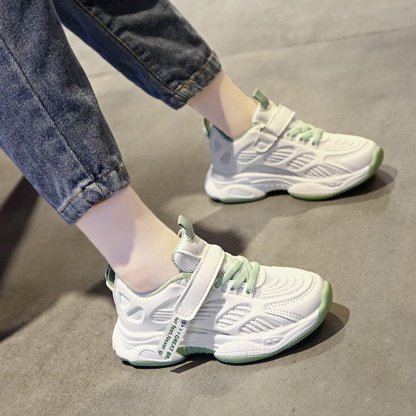 Bērnu sporta un ikdienas kedas ar uzlīmi meitenēm