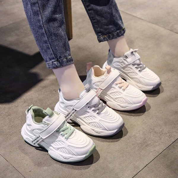 Bērnu sporta un ikdienas kedas ar uzlīmi meitenēm