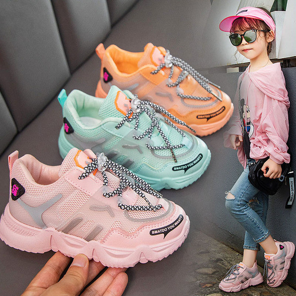 Dječje ležerne tenisice s grubim potplatom za djevojčice