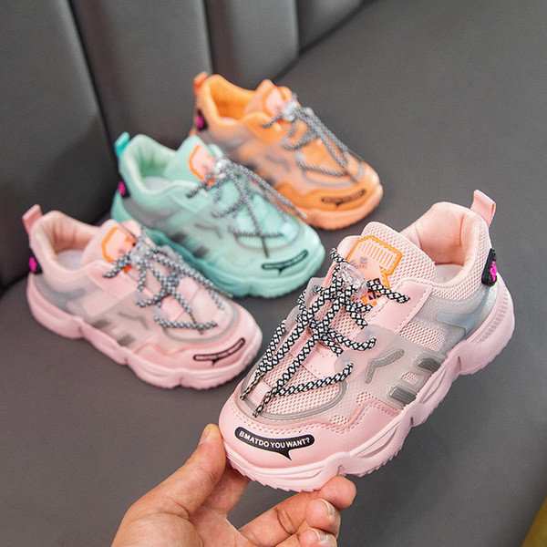 Dječje ležerne tenisice s grubim potplatom za djevojčice