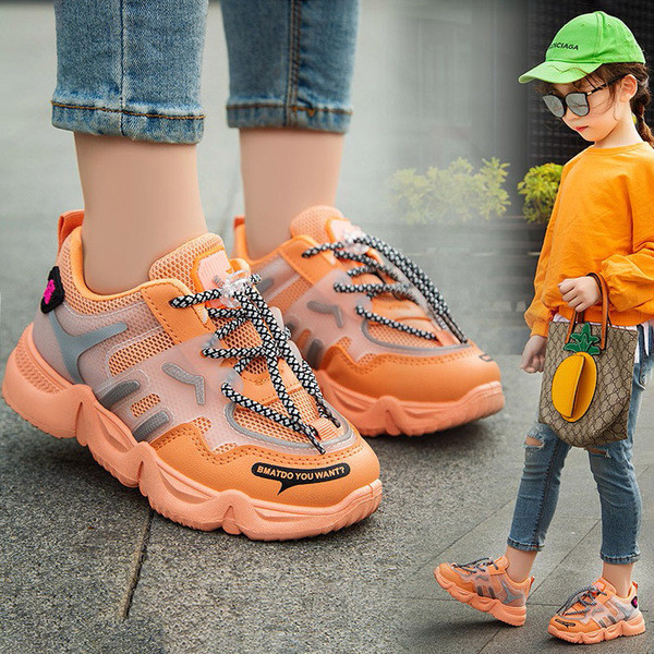 Dječje ležerne tenisice s grubim potplatom za djevojčice