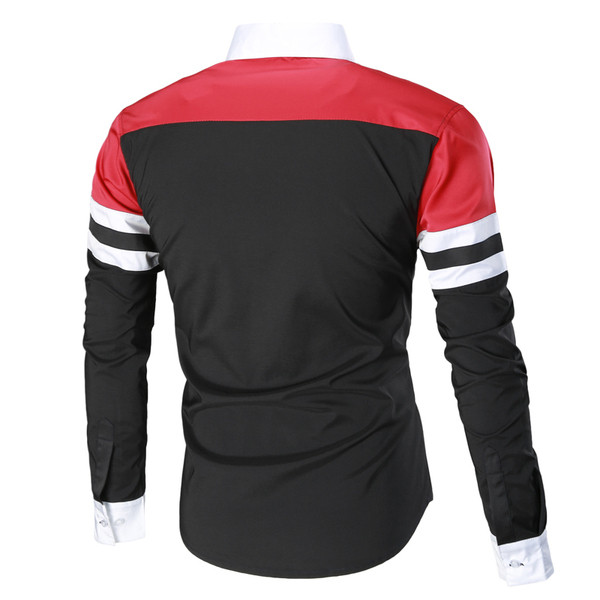 Meeste kaasaegne pikkade varrukate ja ääristega särk