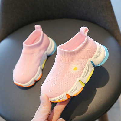 Ikdienas bērnu elpojošas kedas ar izšuvumiem meitenēm