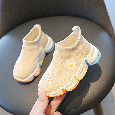 Ikdienas bērnu elpojošas kedas ar izšuvumiem meitenēm